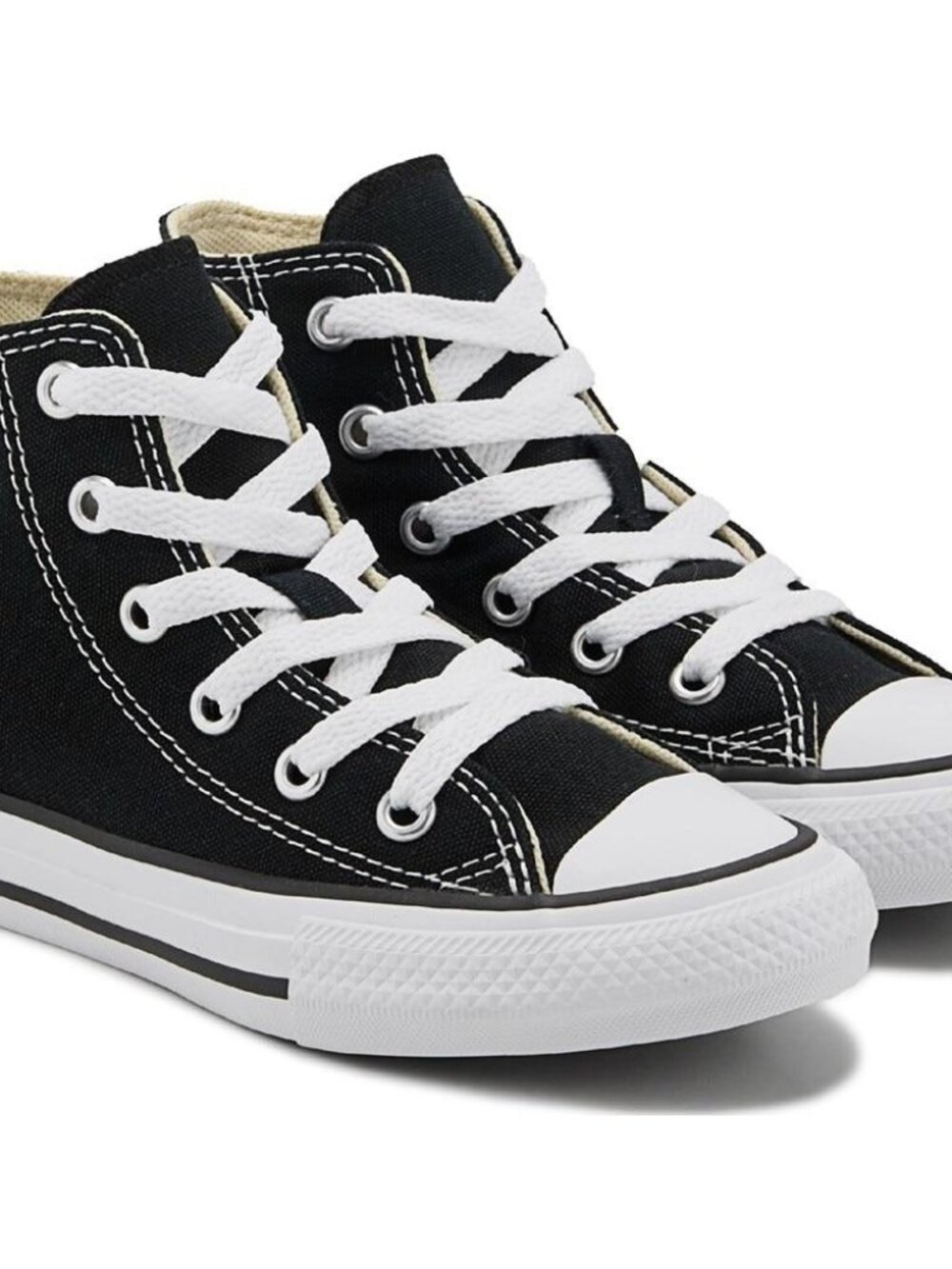 Converse Chuck Taylor All Star Black High Top Sneakers Kids Youth 3